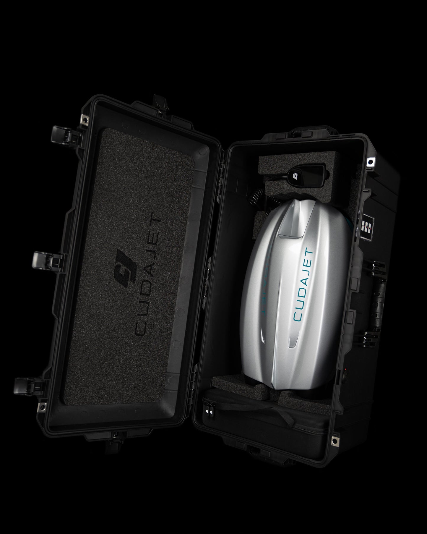 CudaJet Underwater Jetpack in peli case