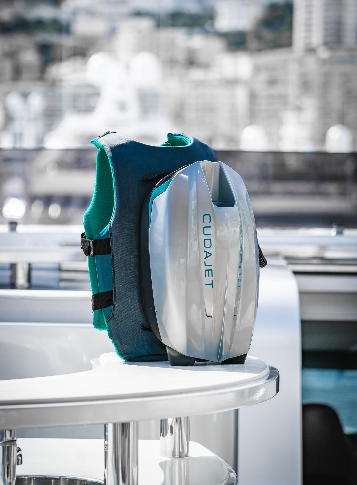 Underwater Jetpack on Superyacht in Monaco