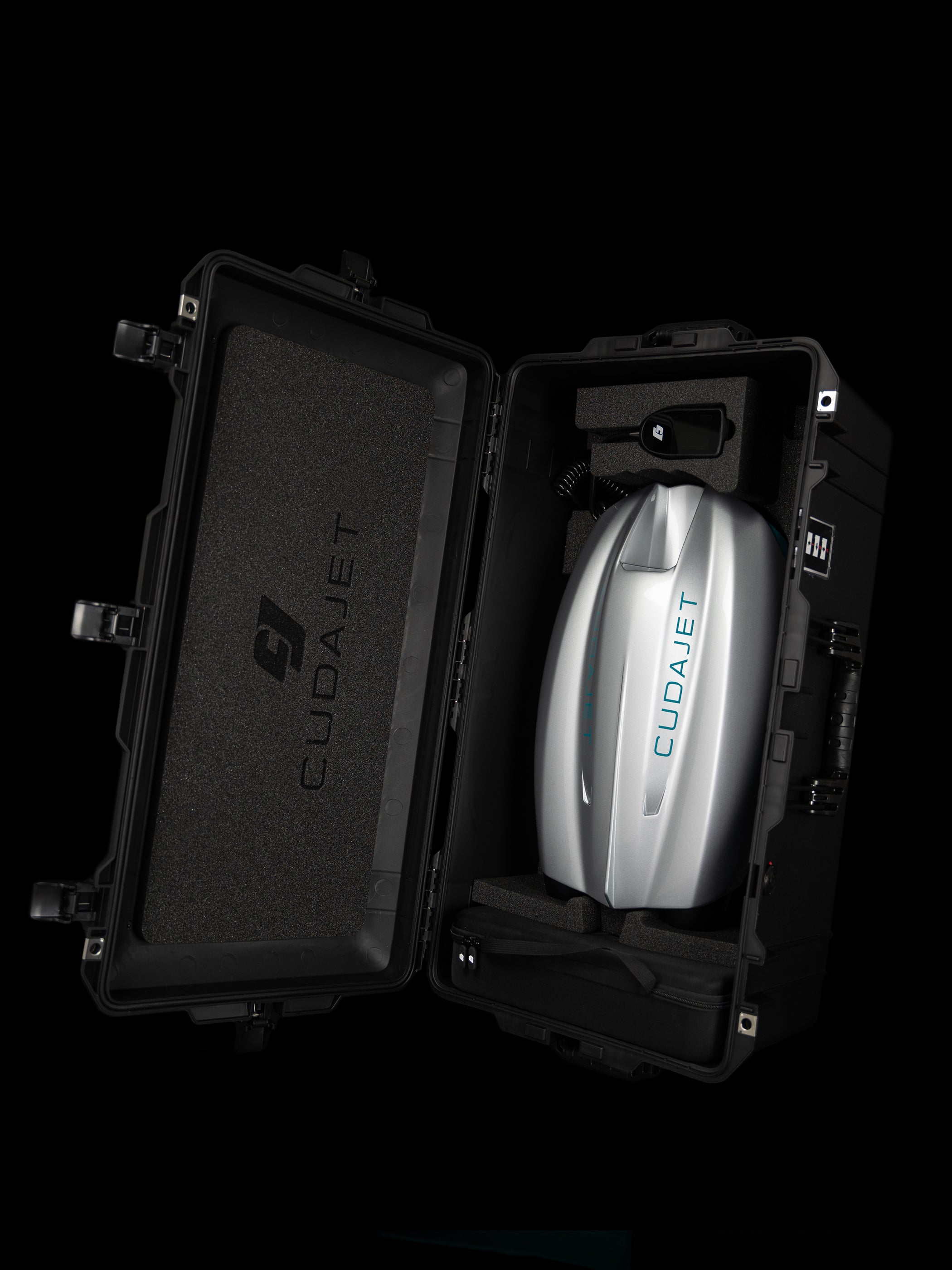 CudaJet Underwater Jetpack in peli case